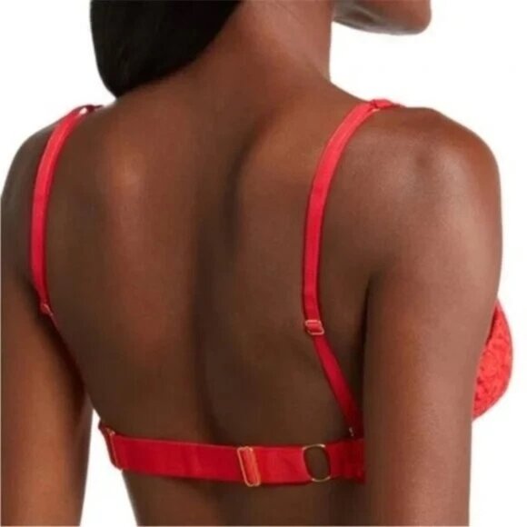 We Are HAH 2Timer Lace Convertible Adjustable Racerback Bra Siren Red 28-36C - Picture 3 of 6